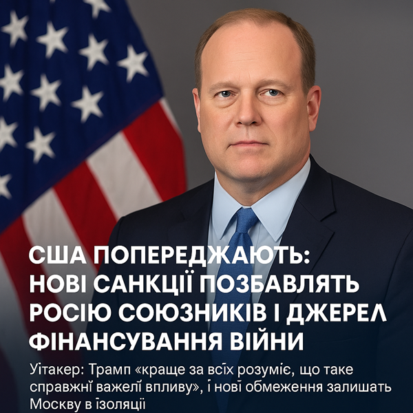 США попереджають: нові санкції позбавлять Росію союзників і джерел фінансування війни